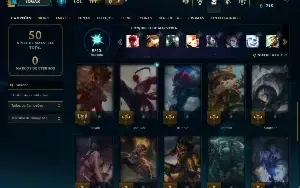 Unranked com 35 Champs e 2 Skins