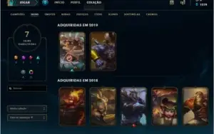 CONTA LOL SMURF (GOLD 1)