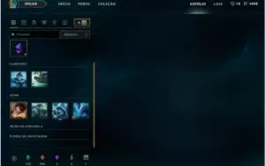 Conta Prata III, 20 Champs SKIN LEGADO
