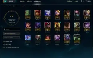 Conta Prata III, 20 Champs SKIN LEGADO