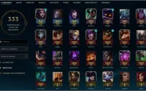Conta Platina IV -126 champs - 46 skins
