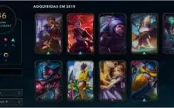 Conta Platina IV -126 champs - 46 skins