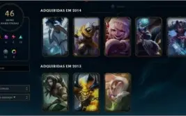 Conta Platina IV -126 champs - 46 skins