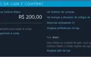 Conta steam com saldo de 150 reais e varios jogos.