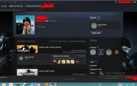 Conta CSGO Global com outros jogos e prime