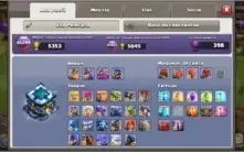 CV13 SEMI FULL CLASH OF CLANS COC TH13 BEM UPADA SKINS