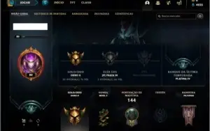 Conta ouro 2 com 17 skins e 51 champs (2 ultimates)