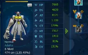 Conta LADMO servidor omegamon