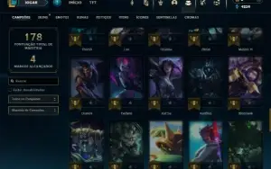Esmeralda 1 com 70 Champs e 35 Skins + 5 Vitoriosas