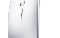 Mouse recarregável sem fio para computador portátil, mini mo