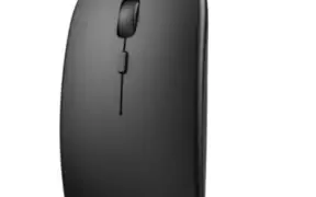 Mouse recarregável sem fio para computador portátil, mini mo