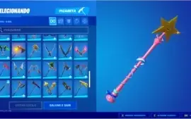 Conta Fortnite com 121 Skins + Presentes de Natal 2021