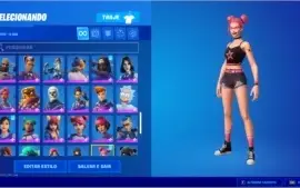 Conta Fortnite com 121 Skins + Presentes de Natal 2021