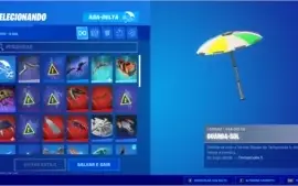 Conta Fortnite com 121 Skins + Presentes de Natal 2021