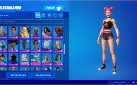 Conta Fortnite com 121 Skins + Presentes de Natal 2021