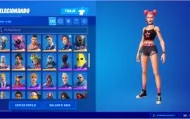 Conta Fortnite com 121 Skins + Presentes de Natal 2021