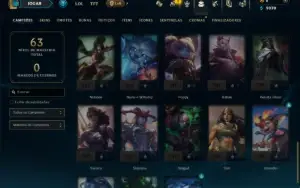 Diamante 4 com 45 Champs e 8 Skins