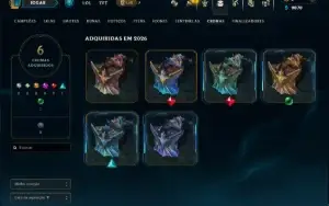 Diamante 4 com 45 Champs e 8 Skins