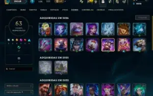 Diamante 4 com 45 Champs e 8 Skins