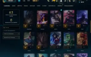 Diamante 4 com 45 Champs e 8 Skins