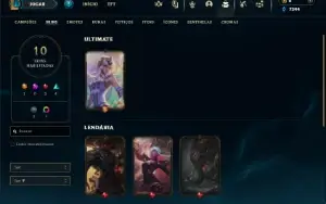 Bronze 3 com 55 Champs e 10 Skins ( Mais de 100 Jogos )