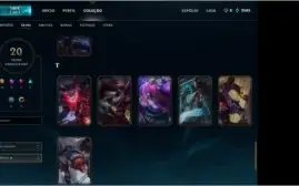 conta de lol lvl 50 77champions +skins