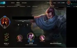 conta de lol lvl 50 77champions +skins