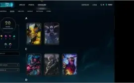 conta de lol lvl 50 77champions +skins