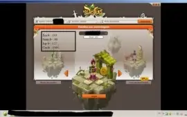Conta dofus cra lv 190( 2 scroll) e duas prof lv 100 (2obre)