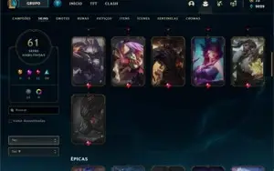 Conta league of legends Gold 1