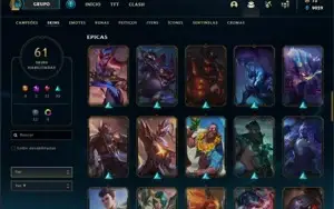 Conta league of legends Gold 1