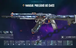 Conta valorant com varias skins e faca vct