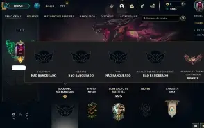Unranked com 150 Champs e 131 Skins