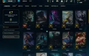 Esmeralda 3 com 40 Champs e 5 Skins +13 Fragmentos