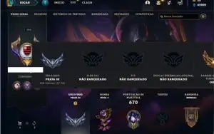 Conta prata 3 com TODOS os champs e 235 Skins + 7 Prestigios