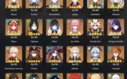 Genshin Impact META |AR60|41xT5|17 Armas T5| +111 Giros |+90