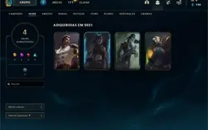 CONTA DIAMANTE 1 League of Legends