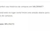 Conta de LoL e VALORANT