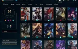 Conta de LoL e VALORANT