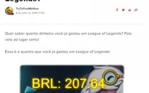 Conta de LoL e VALORANT
