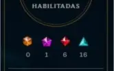 Conta Platina 16 gemas