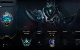 Conta de League of Legends: Platina 3 + Skins