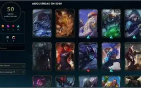 Conta de League of Legends: Platina 3 + Skins