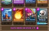 LEVEL 12 + FULL DECK + TODAS CARTAS + 1450 Gemas