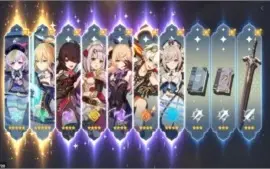[NA] CONTA GENSHIN IMPACT  REROLL AR7