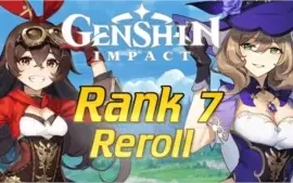 [NA] CONTA GENSHIN IMPACT  REROLL AR7