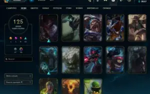 Conta Lol 125 Skins , Gold 1 ( Full Acesso )