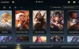 Conta de Wild rift, possui 64 skins e muito mais!!