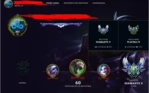 Conta League of Legends Diamante 5 - LOL - diamante v