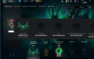 Esmeralda 4 com 35 Champs e 3 Skins ( ADC / SUP )